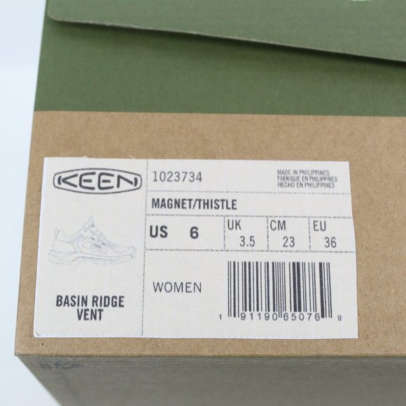 Keen Women's Basin Ridge Vent All Terrain - Magnet/Thistle 6M - Picture 6 of 7